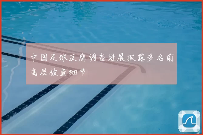 中国足球反腐调查进展披露多名前高层被查细节